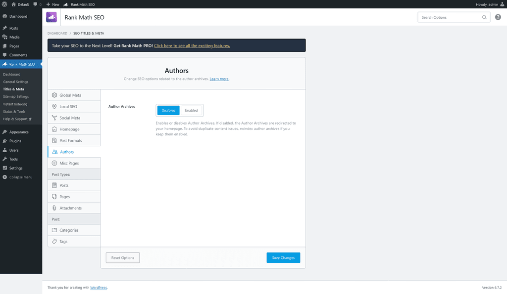 Titles & Meta > Authors tab. Titles & Meta > Authors tab.
