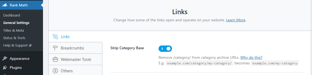 Removing category base from WordPress URL with Rank Math SEO plugin. Removing category base from WordPress URL with Rank Math SEO plugin.