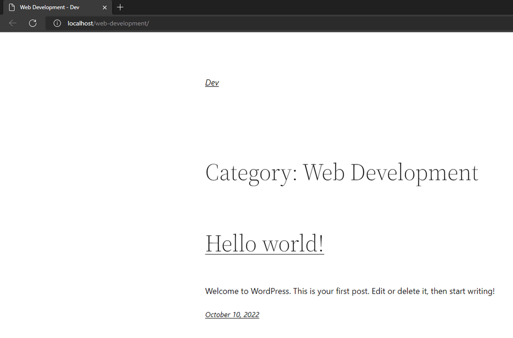 Successfully removed category base from WordPress URL. Successfully removed category base from WordPress URL.