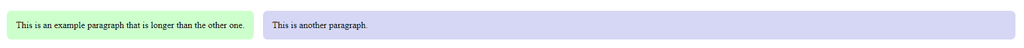 Applying CSS Gap with CSS Grid on two paragraph elements. Applying CSS Gap with CSS Grid on two paragraph elements.